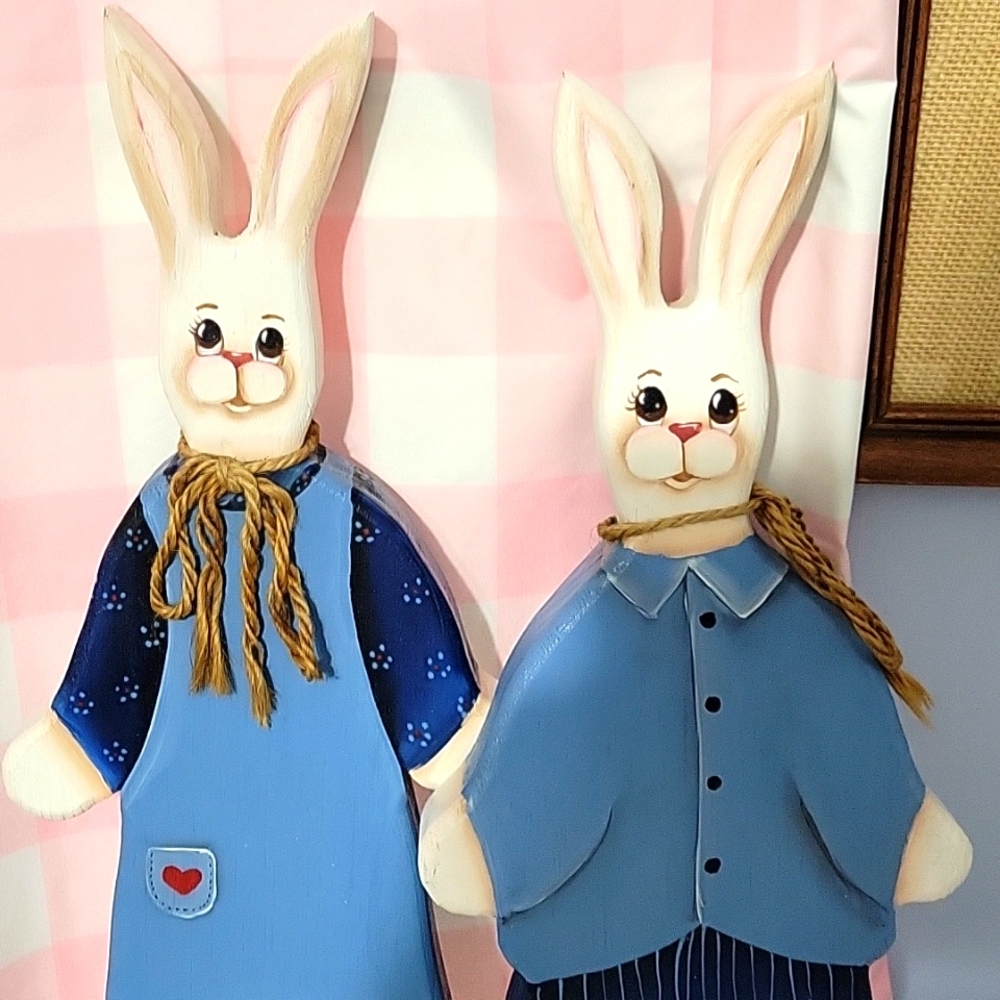Tall wood rabbits 🐇 easter